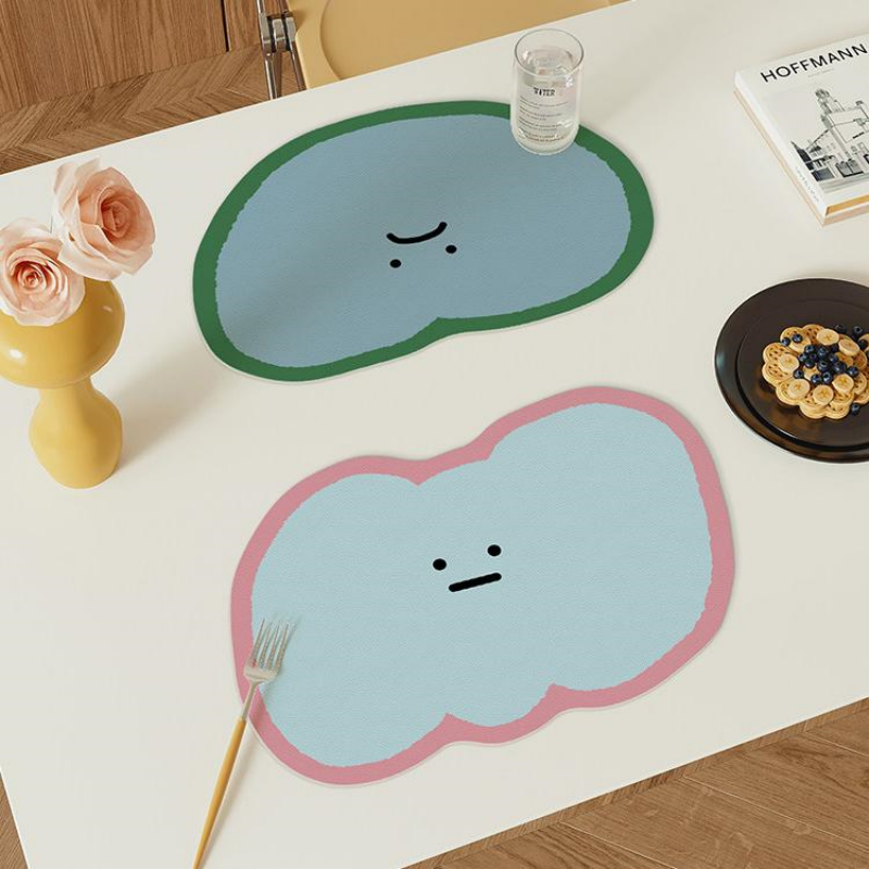 Food Prep Mat - VIKAMA Korean Sweet Irregular Cloud Kitchen