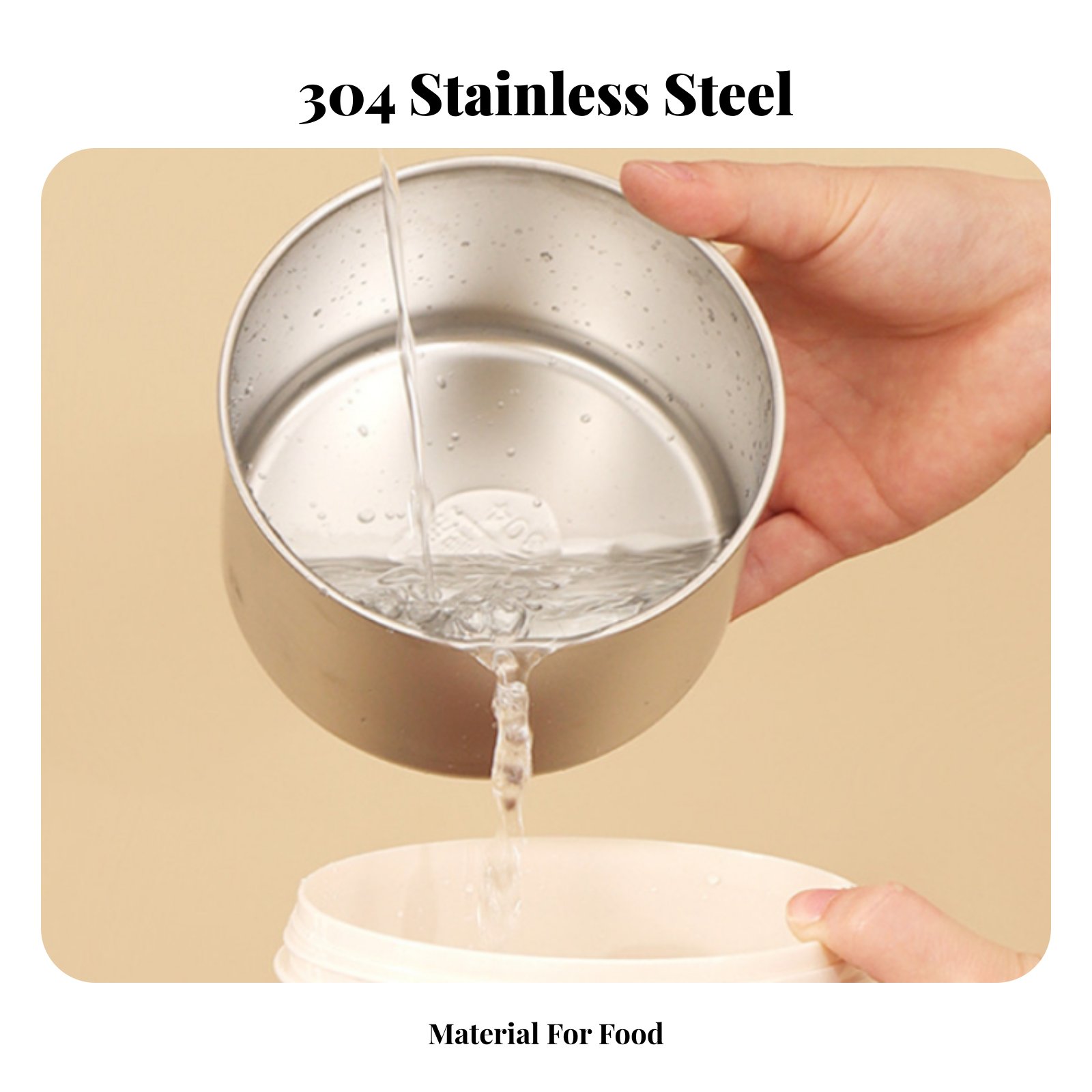 Stainless Bento Box - 304 Stainless Steel Insulated Bento Box,