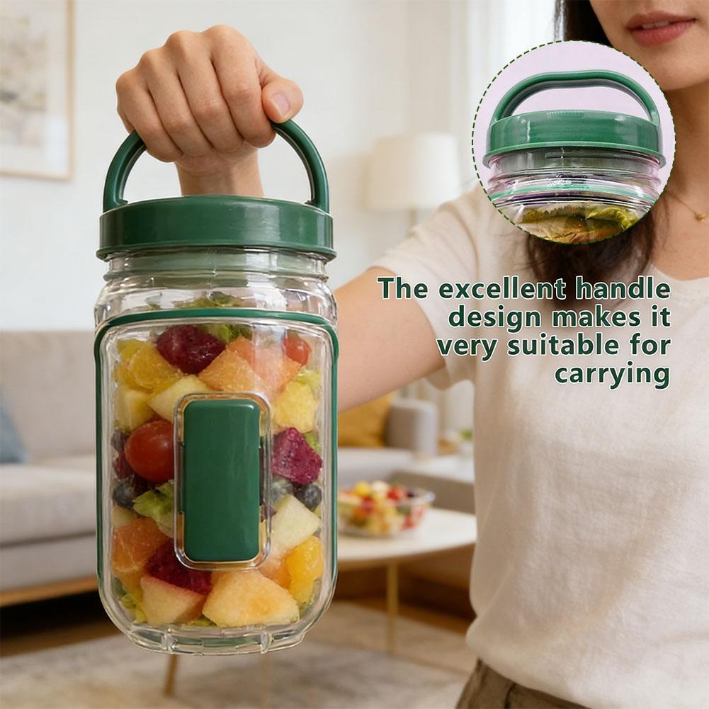 Portable Salad Container Jar w – Meal Prep Lunch Bewertung und Preis