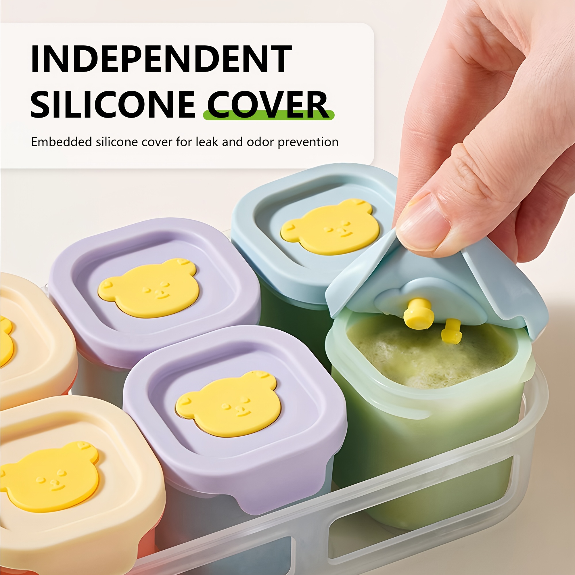 9pcs Silicone Food Storage Con – Meal Prep Chia Pudding Bewertung und Preis