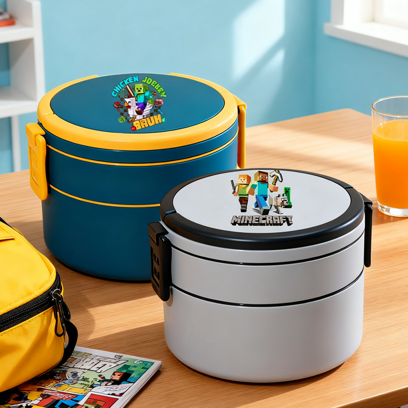 Game Theme Double Layer Lunch  – Meal Prep Microwave Bewertung und Preis