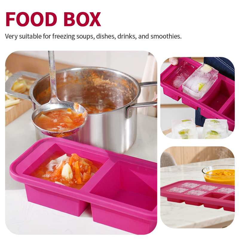 2 Or 3-Piece Silicone Freezer  – Meal Prep Chia Pudding Bewertung und Preis