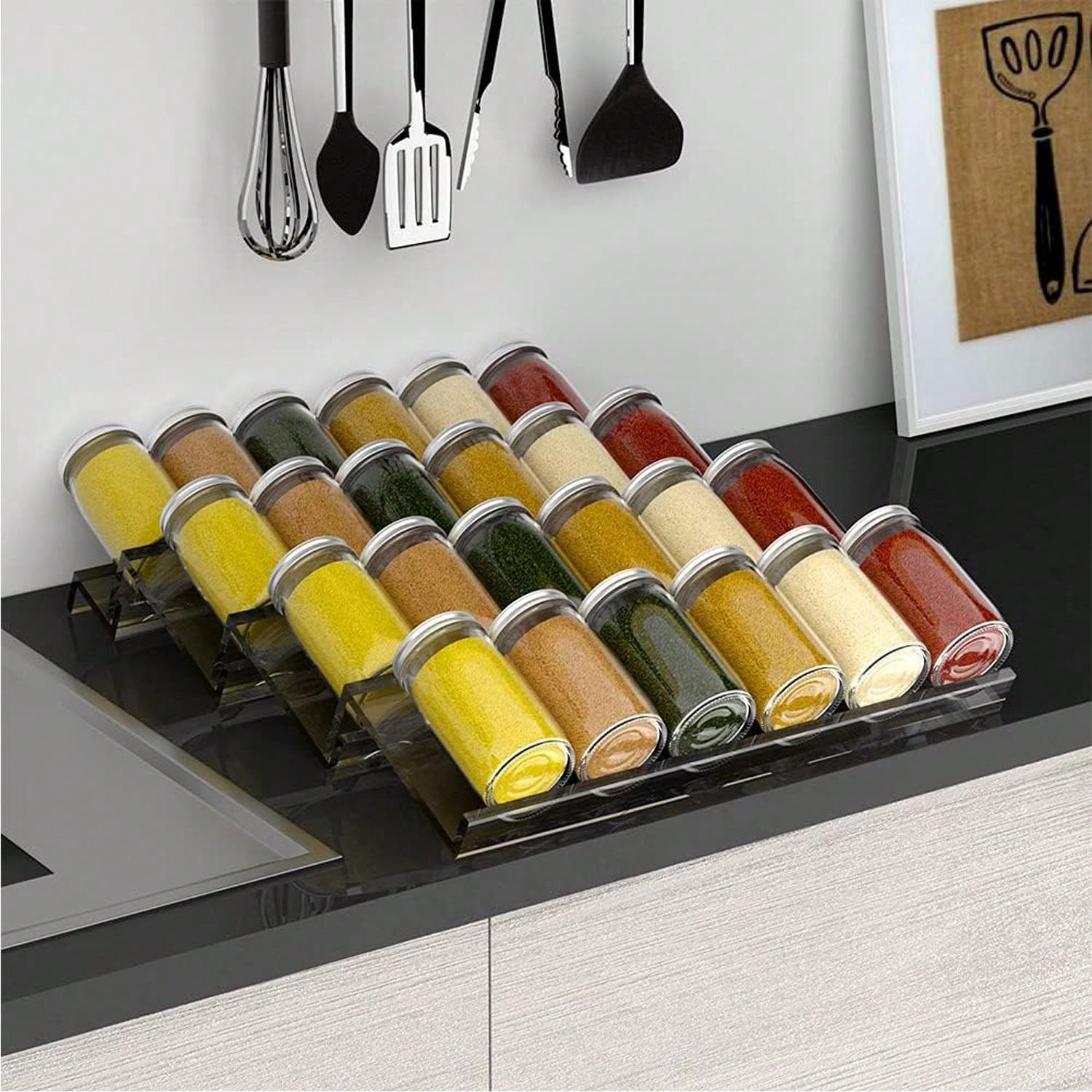 4 Layer Spice Drawer Organizer – Spice Jar Labels Bewertung und Preis