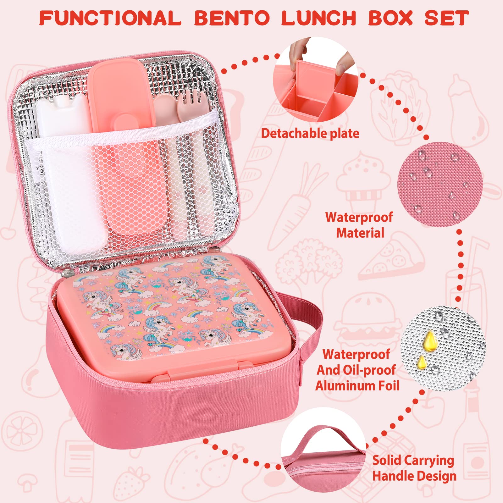 Bento Lunch Box for Kids With  – Meal Prep Lunch Bewertung und Preis