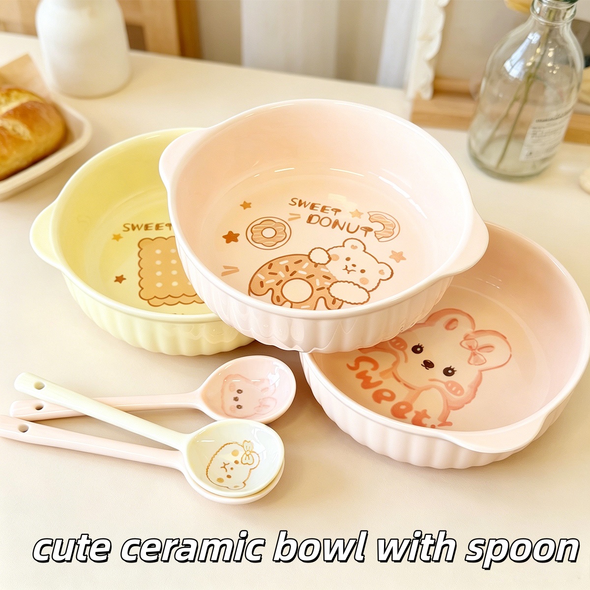 7.5 Inch Cute Cartoon Bear Rab – Meal Prep Microwave Bewertung und Preis