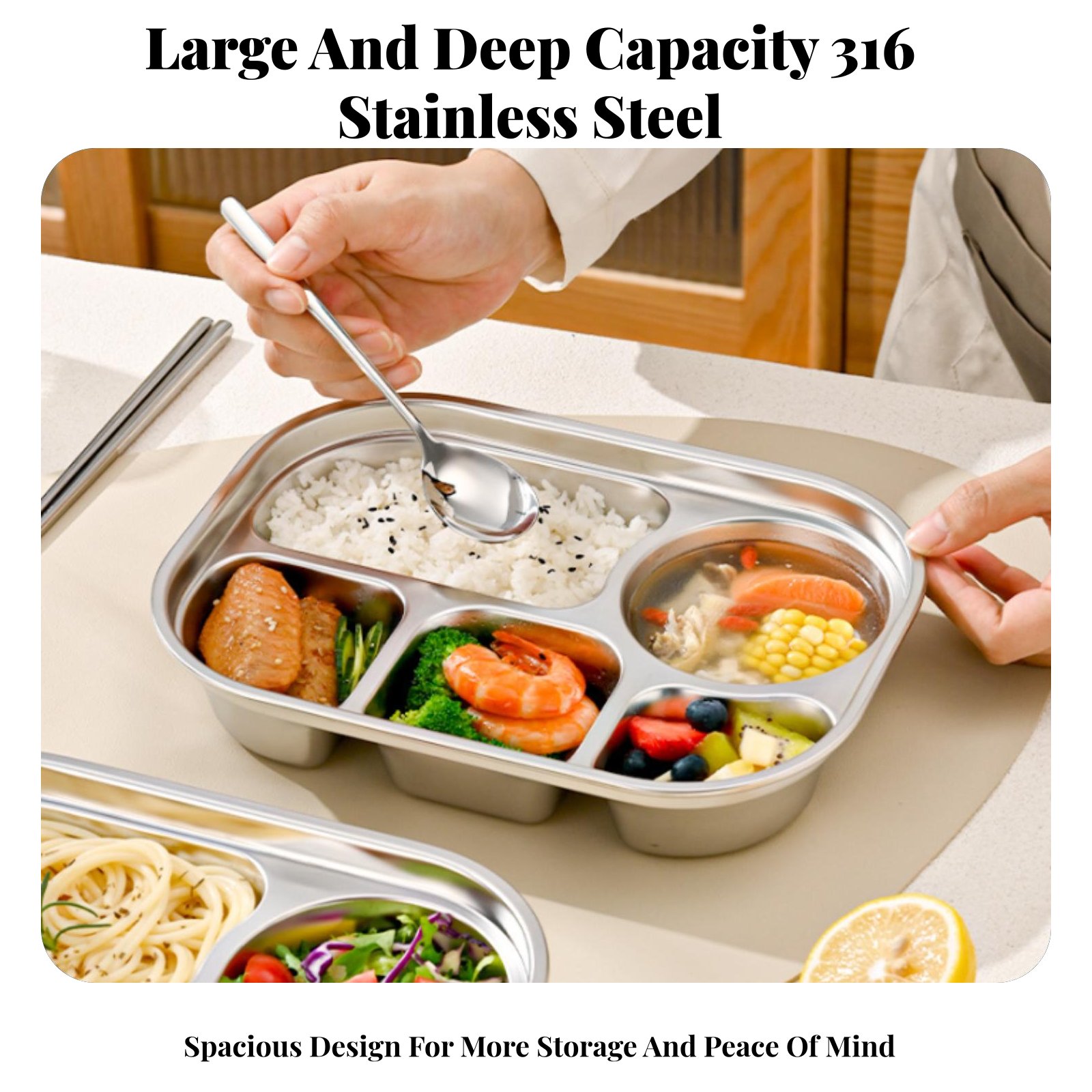 316 Stainless Steel Insulated  – Stainless Bento Box Bewertung und Preis