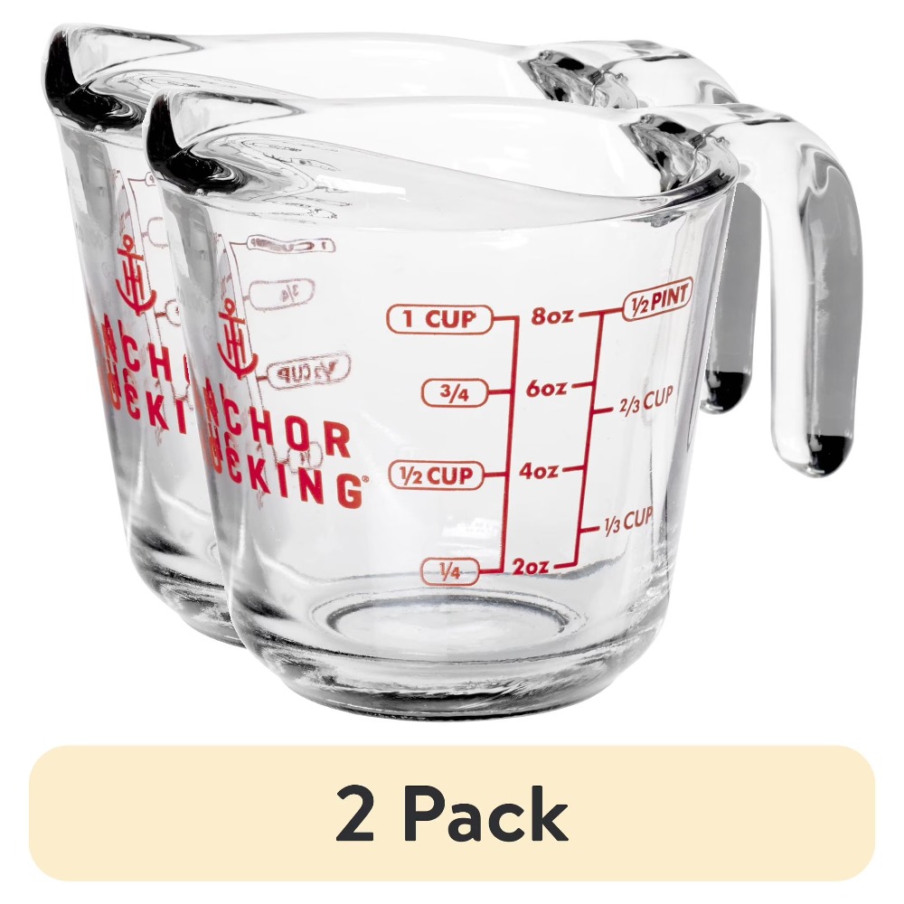 2-Pack Glass Measuring Cups Se – Meal Prep Microwave Bewertung und Preis