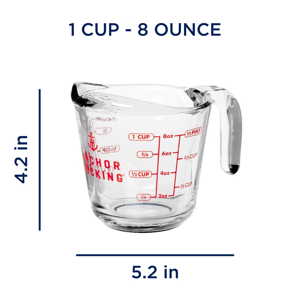 2-Pack Glass Measuring Cups Se – Meal Prep Microwave Bewertung und Preis