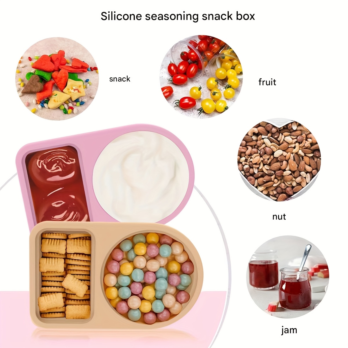 3 Pack Silicone Snack Containe – Meal Prep Chia Pudding Bewertung und Preis
