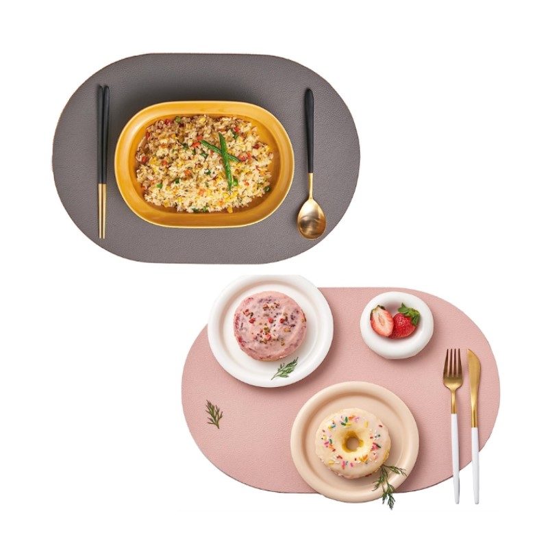 Set of 2 Table Placemat Pink G – Food Prep Mat Bewertung und Preis