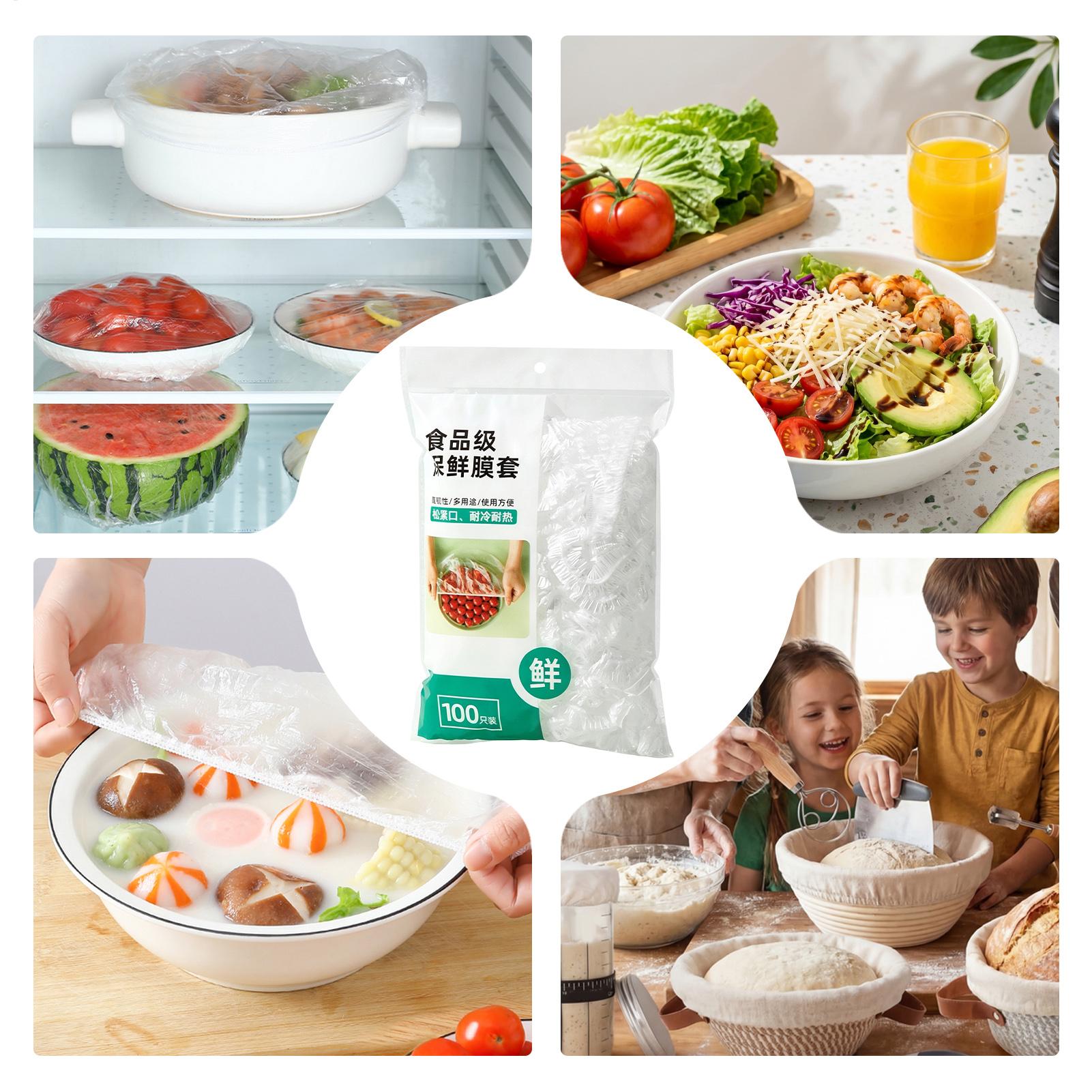 100pcs PE Airtight Reusable El – Meal Prep Wraps Bewertung und Preis