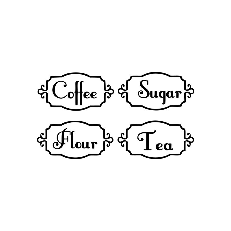 Kitchen Labels , Set of 4 kitc – Spice Jar Labels Bewertung und Preis