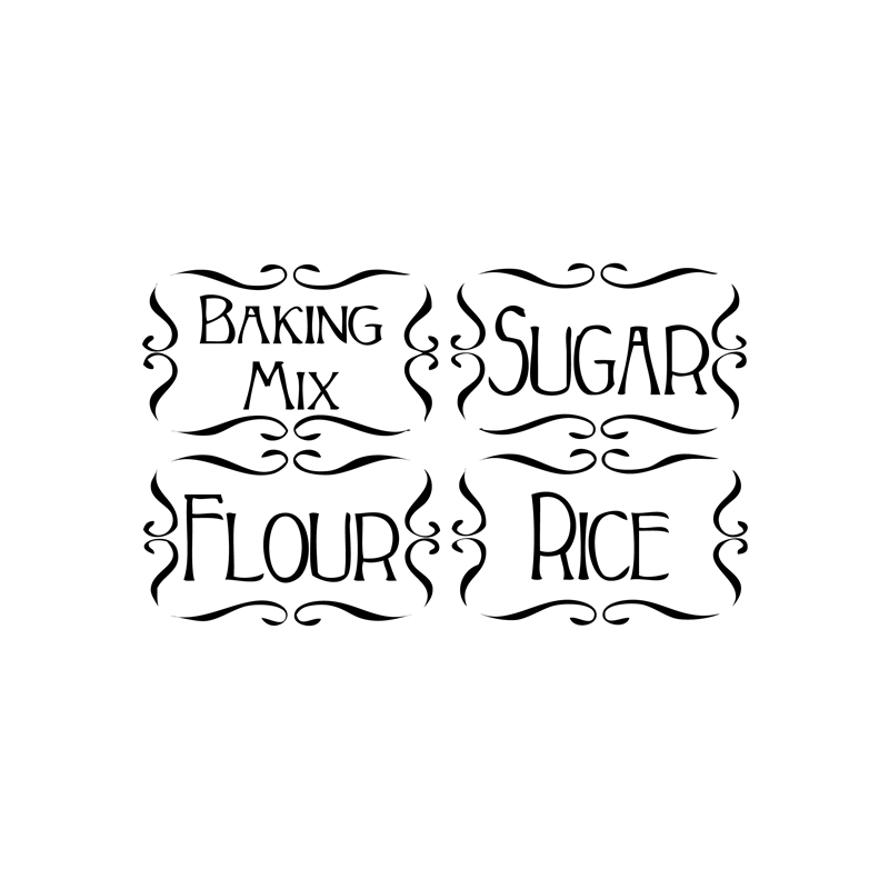 Kitchen Labels , Set of 4 kitc – Spice Jar Labels Bewertung und Preis