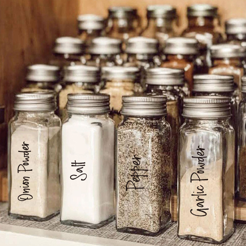 138pcs Waterproof Transparent  – Spice Jar Labels Bewertung und Preis