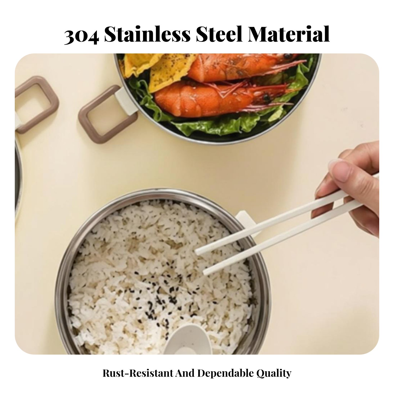 Stainless Steel Lunch Box, Mul – Stainless Bento Box Bewertung und Preis