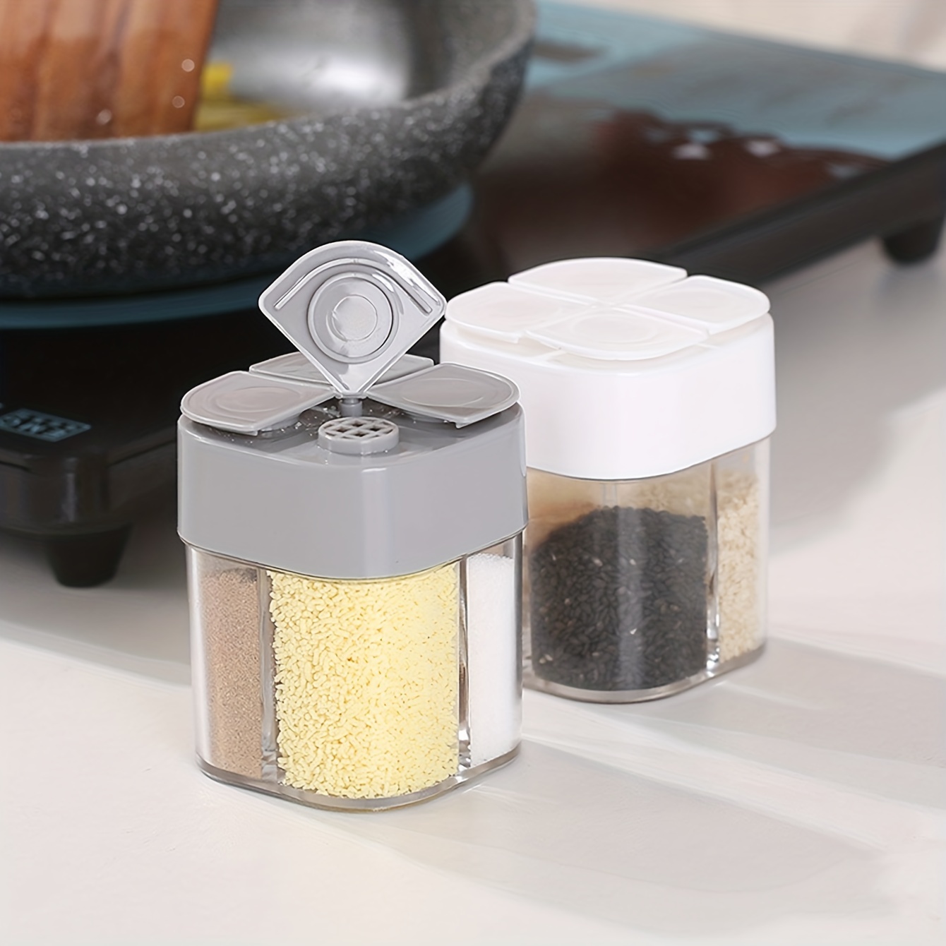1PCS 4 in1 Camping Seasoning S – Spice Jar Labels Bewertung und Preis