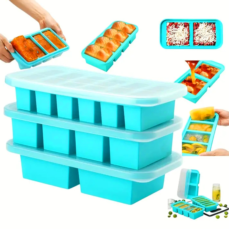 2 or 3-piece Silicone Freezer  – Meal Prep Chia Pudding Bewertung und Preis