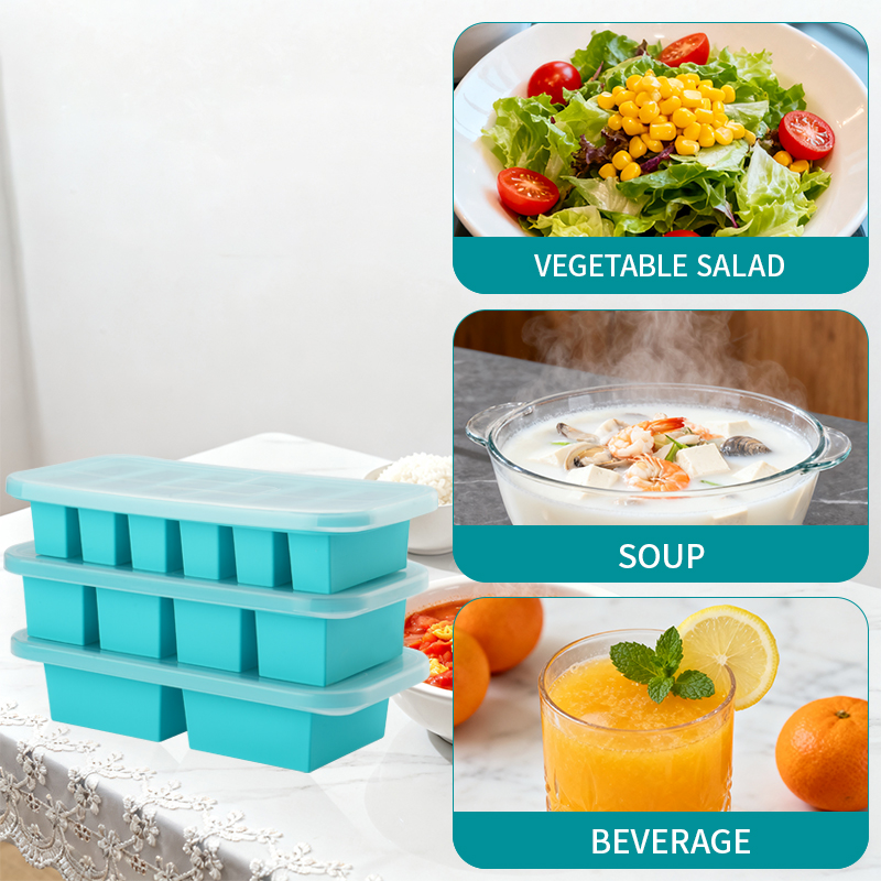 2 or 3-piece Silicone Freezer  – Meal Prep Chia Pudding Bewertung und Preis