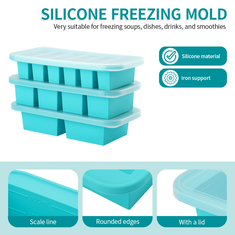 2 or 3-piece Silicone Freezer  – Meal Prep Chia Pudding Bewertung und Preis