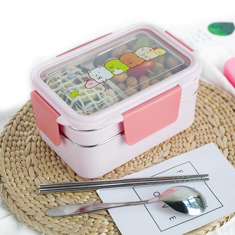 With Random Pattern Cartoon Lu – Meal Prep Lunch Bewertung und Preis