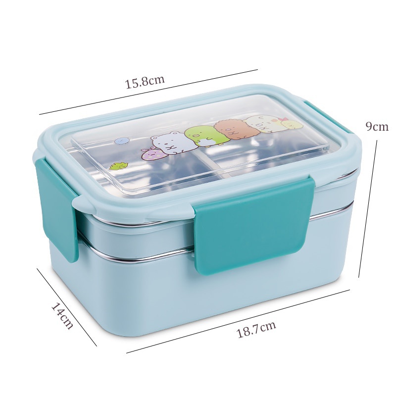 With Random Pattern Cartoon Lu – Meal Prep Lunch Bewertung und Preis
