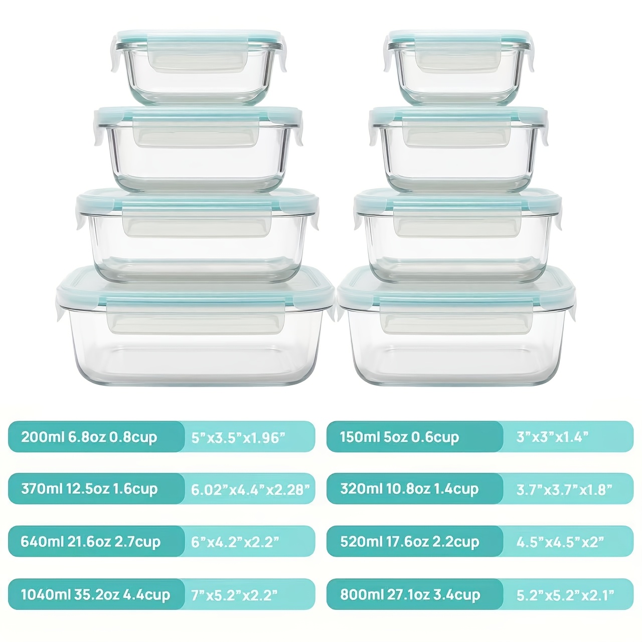 Premium Glass Food Storage Con – Meal Prep Microwave Bewertung und Preis