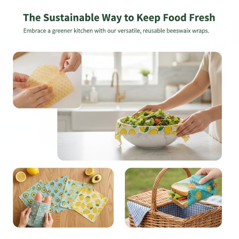 Beeswax Food Wrap 3sheets Reus – Meal Prep Wraps Bewertung und Preis