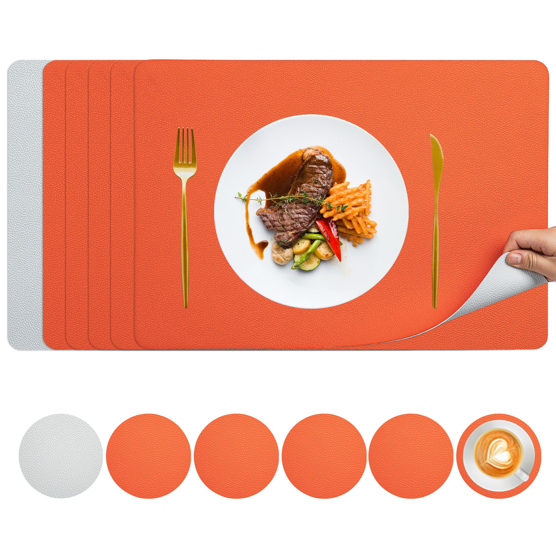 Dual-Sided Lychee Texture PU P – Food Prep Mat Bewertung und Preis