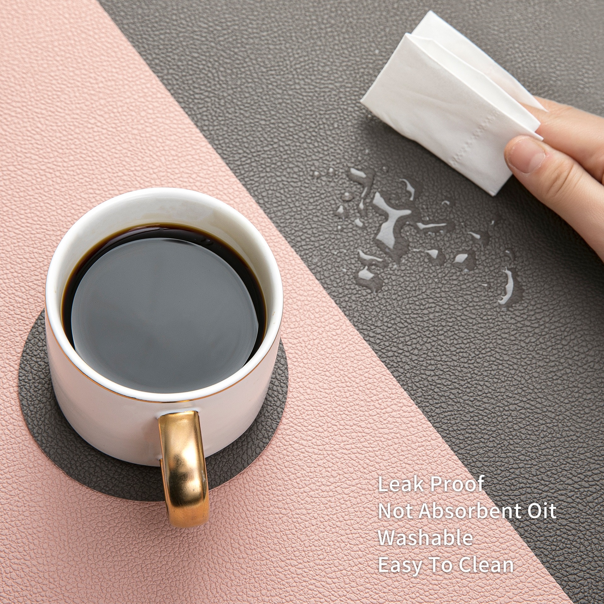 Dual-Sided Lychee Texture PU P – Food Prep Mat Bewertung und Preis