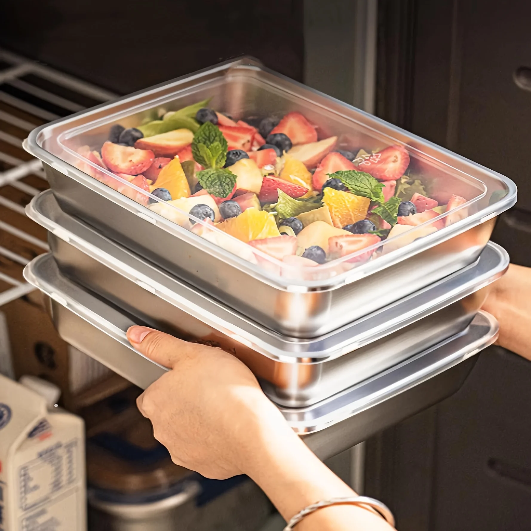 3pcs Stainless Steel Food Cont – Stainless Bento Box Bewertung und Preis