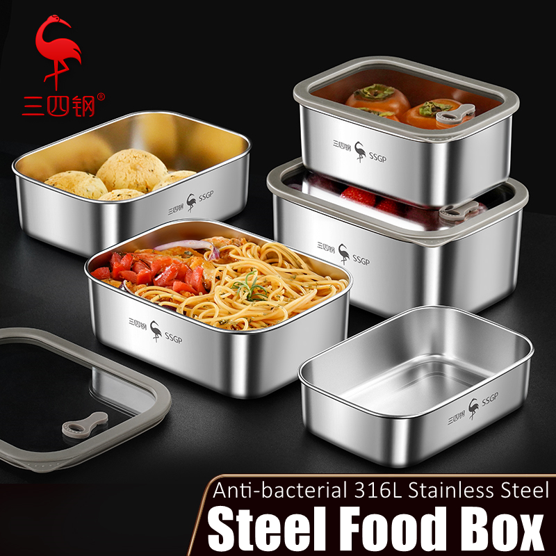 99.9% Anti-bacterial Crisper L – Stainless Bento Box Bewertung und Preis