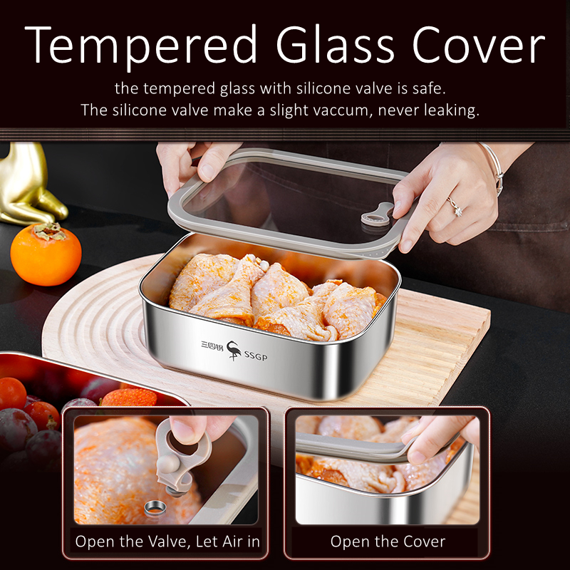 99.9% Anti-bacterial Crisper L – Stainless Bento Box Bewertung und Preis