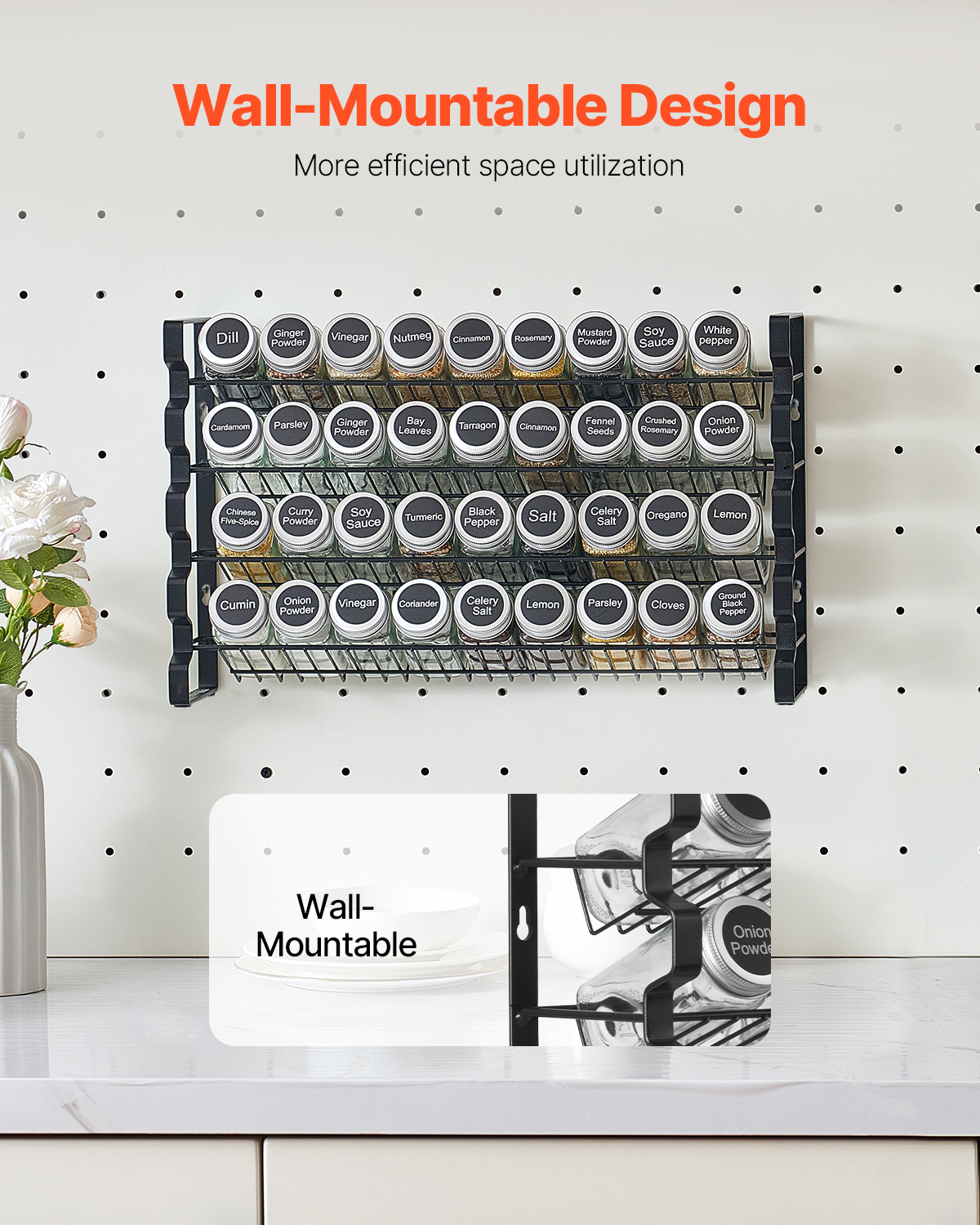 SucceBuy Spice Rack Organizer  – Spice Jar Labels Bewertung und Preis