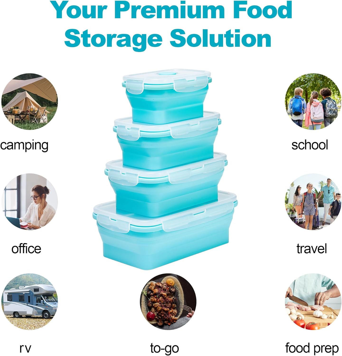 Collapsible Food Storage Conta – Meal Prep Chia Pudding Bewertung und Preis