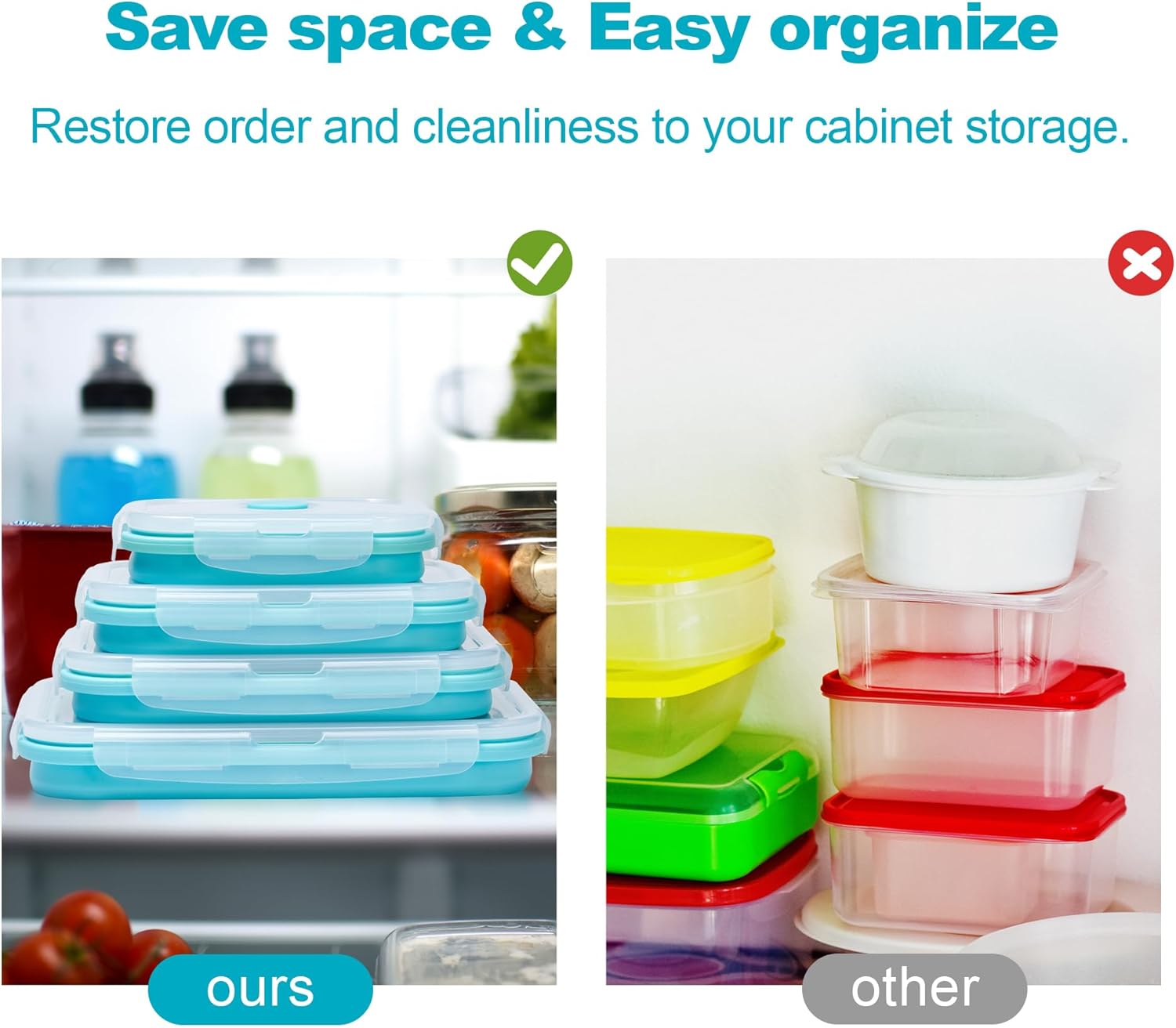 Collapsible Food Storage Conta – Meal Prep Chia Pudding Bewertung und Preis
