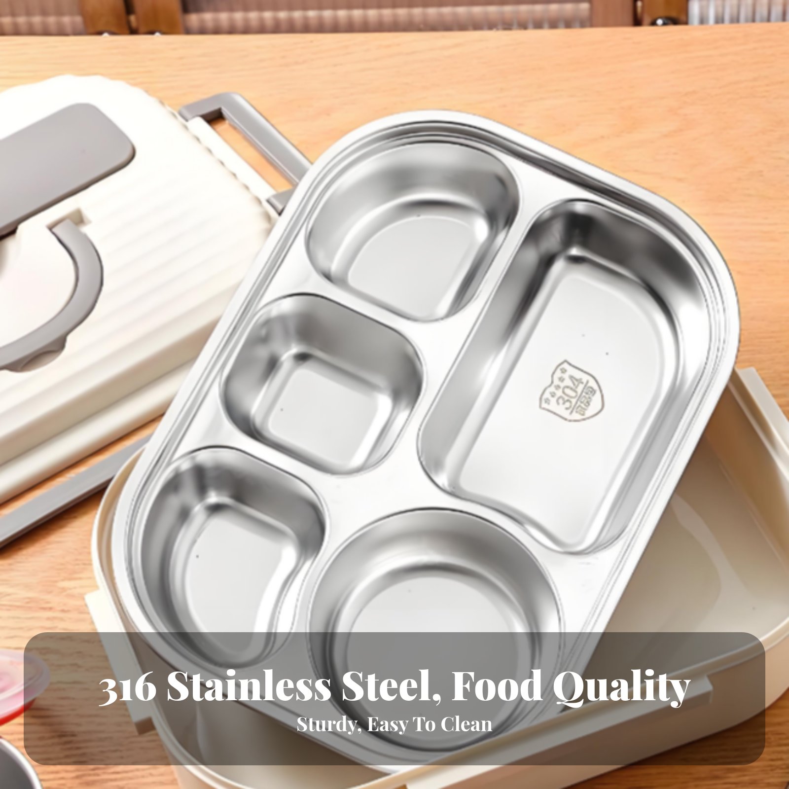 316 Stainless Steel Lunch Box, – Stainless Bento Box Bewertung und Preis