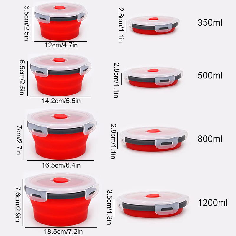 Collapsible Food Storage Conta – Meal Prep Chia Pudding Bewertung und Preis