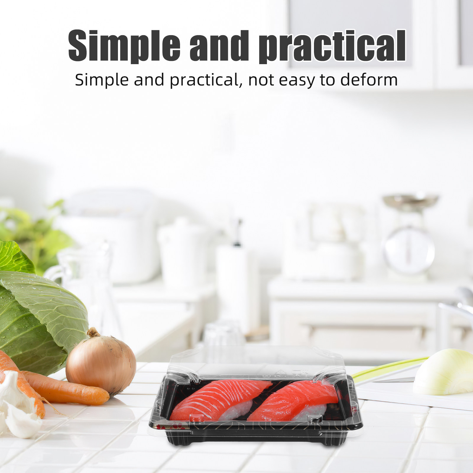 50Pcs Reusable Sushi Container – Meal Prep Japanese Food Bewertung und Preis