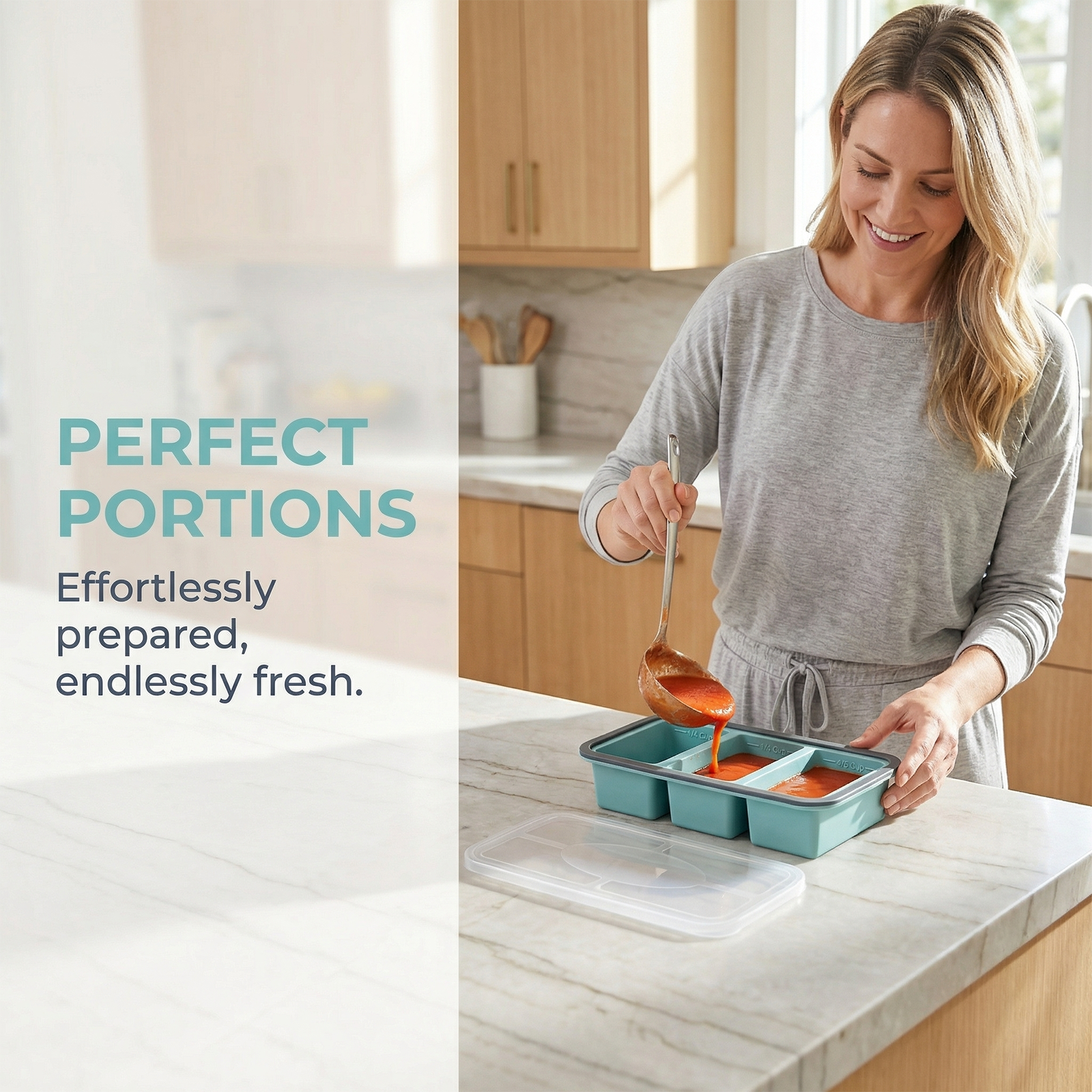 Soup Cube Tray With Lid Silico – Meal Prep Chia Pudding Bewertung und Preis