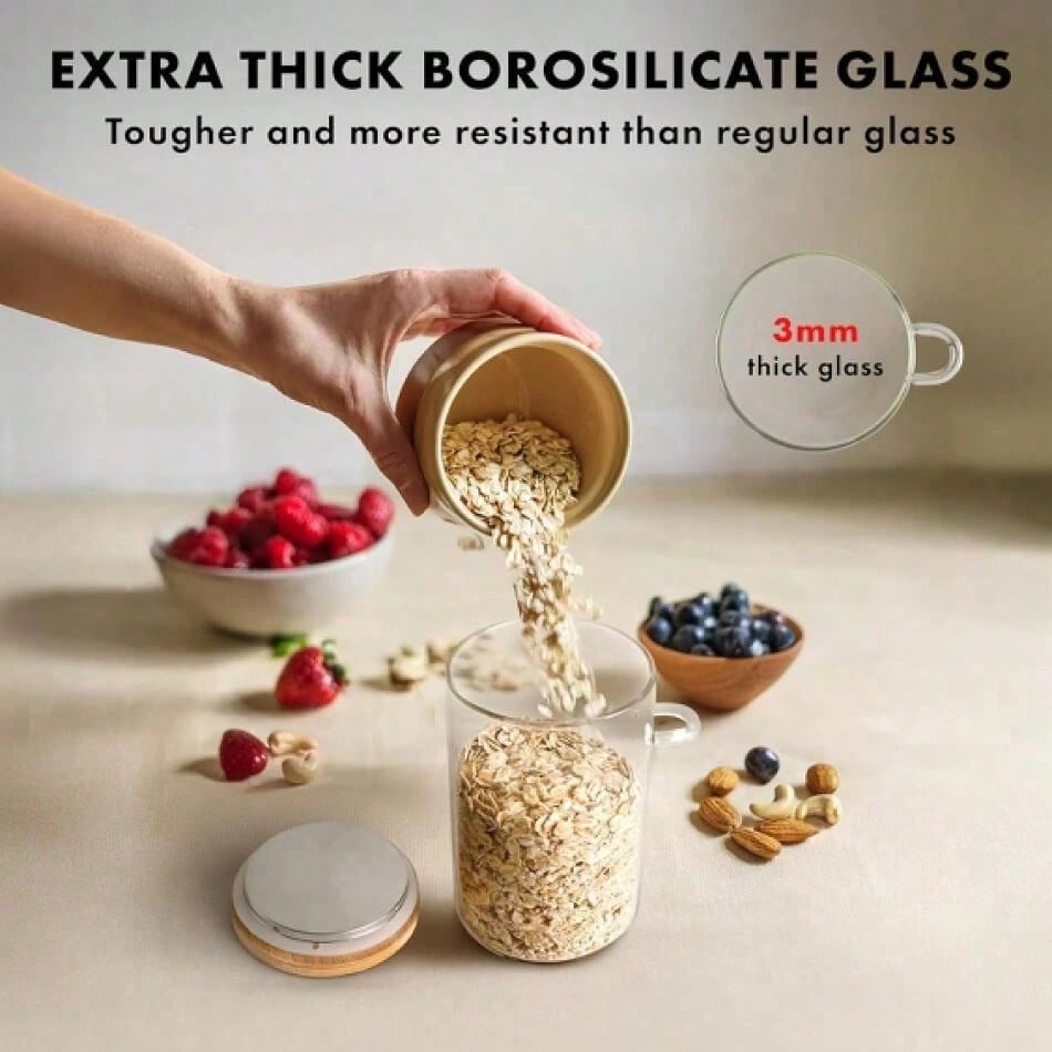 4 Pack Overnight Oats Containe – Meal Prep Chia Pudding Bewertung und Preis