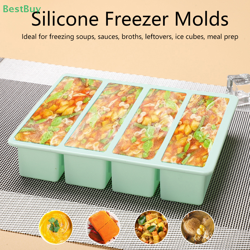 Silicone Freezer Molds With Li – Meal Prep Chia Pudding Bewertung und Preis