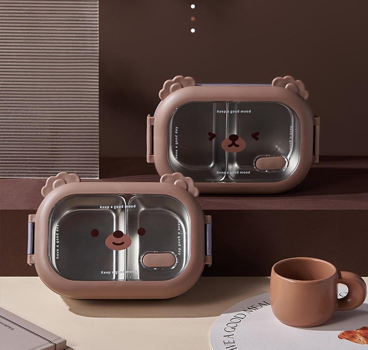 Cute Bear Stainless Steel Insu – Stainless Bento Box Bewertung und Preis