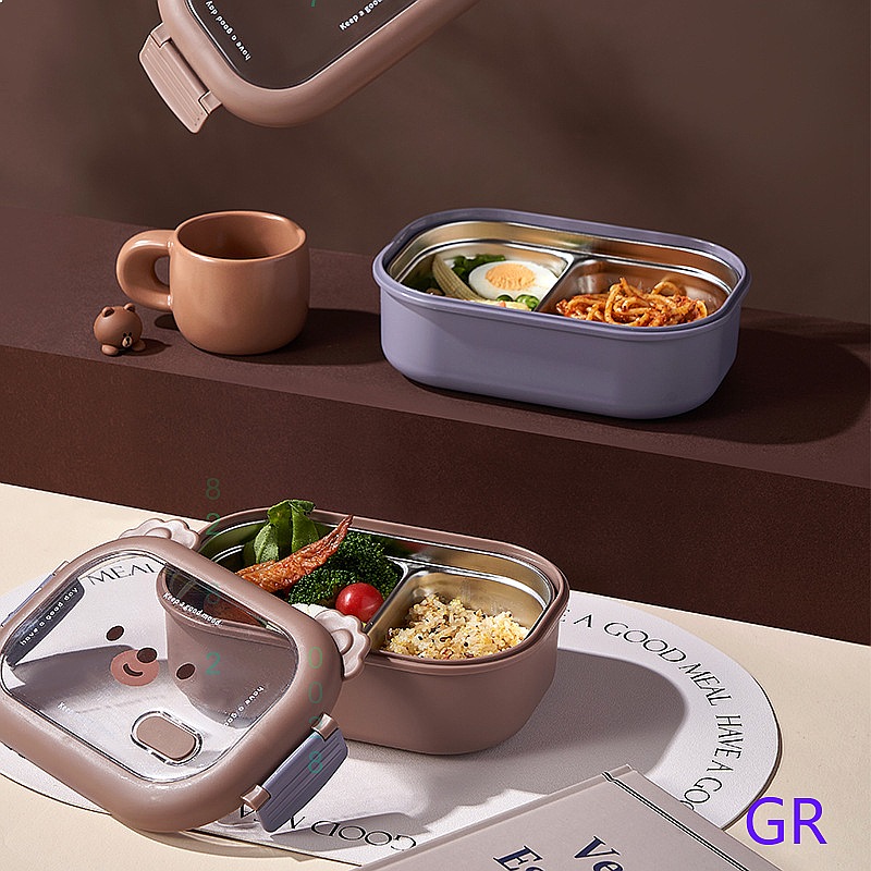 Cute Bear Stainless Steel Insu – Stainless Bento Box Bewertung und Preis
