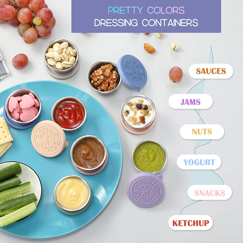 6 Mini Salad Dressing Containe – Meal Prep Lunch Bewertung und Preis