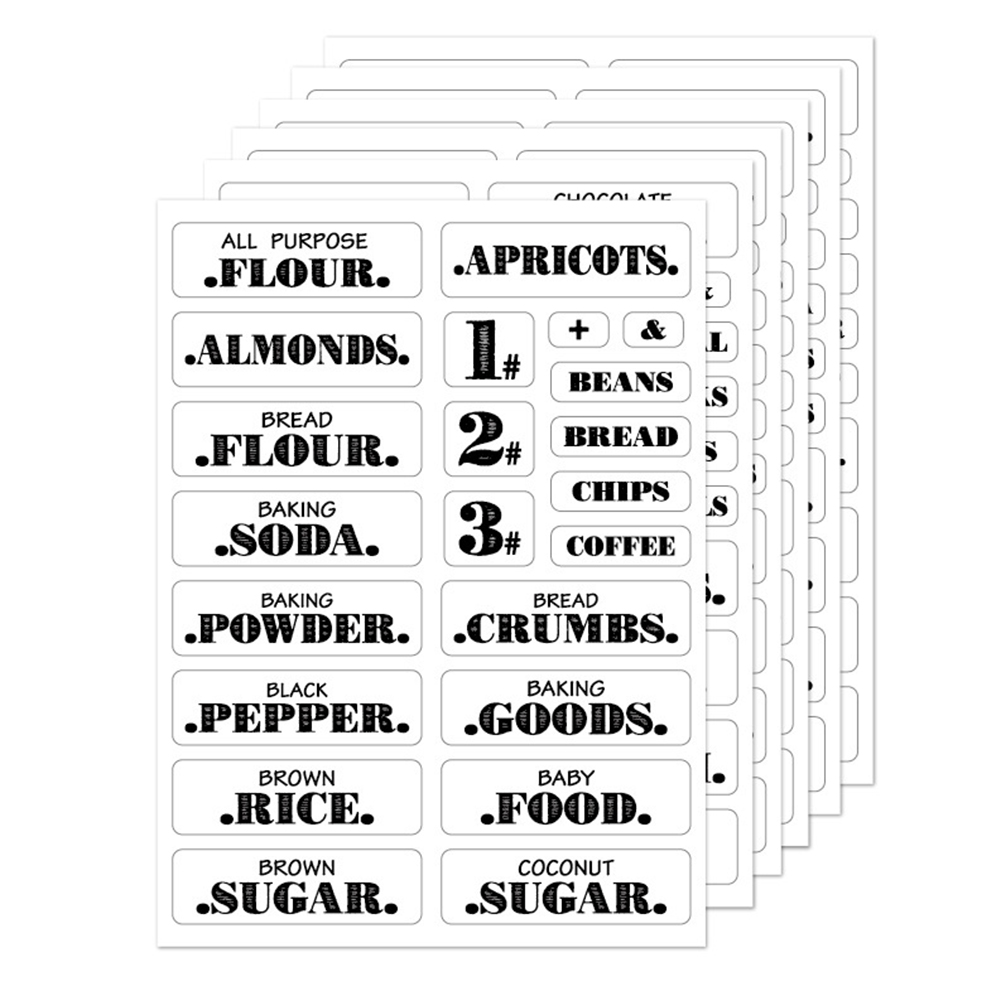 132pcs Kitchen Food Stickers W – Spice Jar Labels Bewertung und Preis
