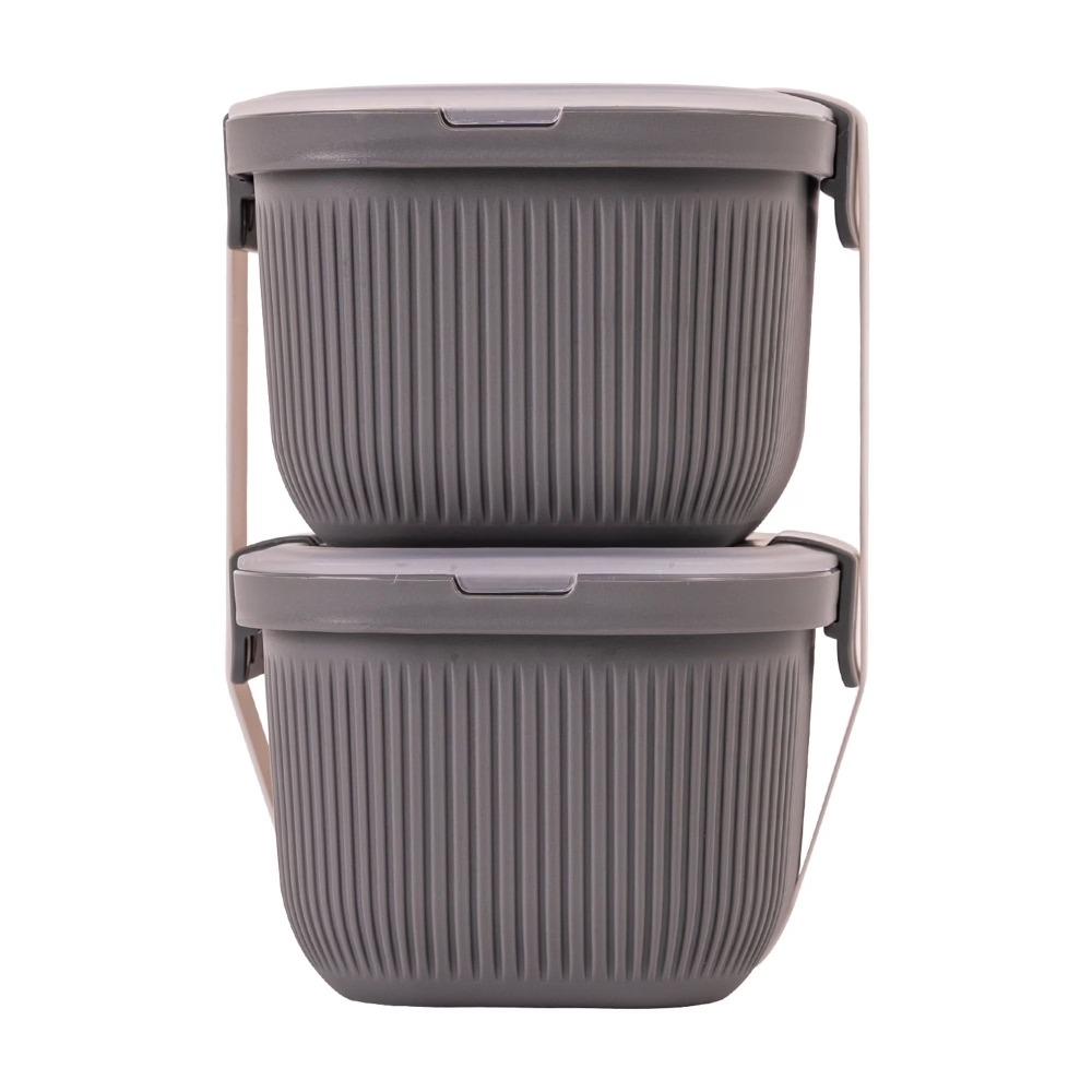 Rectangle Grey Bento Box Snack – Meal Prep Lunch Bewertung und Preis