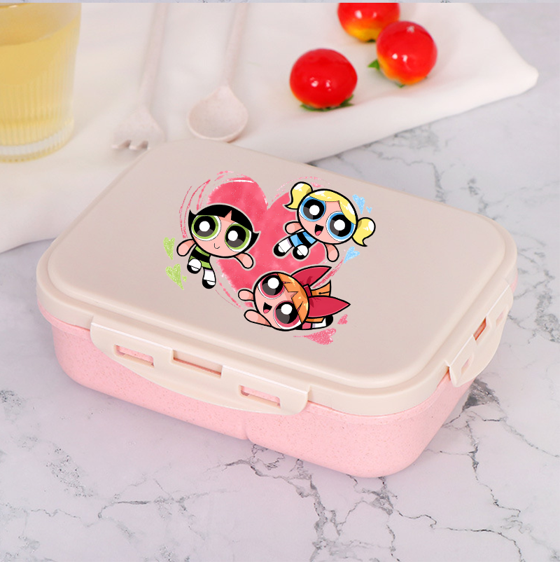 The Powerpuff Girls Bento Lunc – Meal Prep Microwave Bewertung und Preis