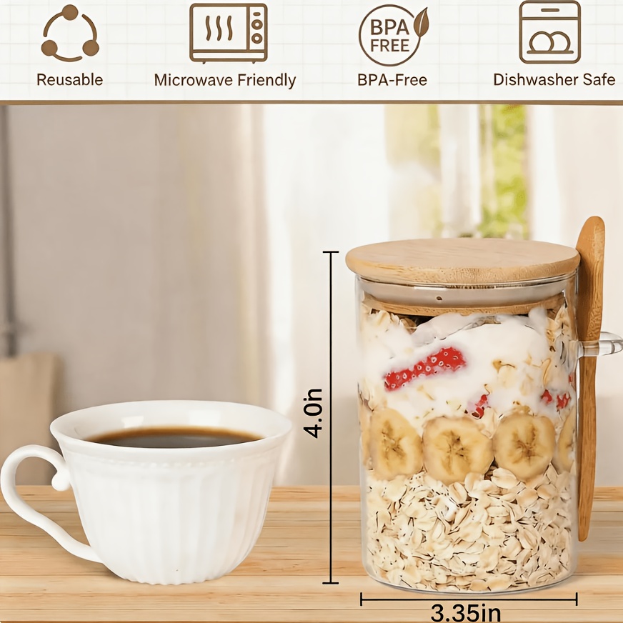 4/6pcs Dessert Bowl, Overnight – Meal Prep Chia Pudding Bewertung und Preis