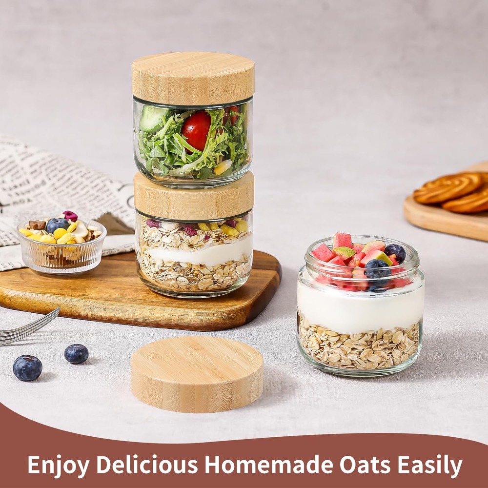 10 Oz Overnight Oats Container – Meal Prep Chia Pudding Bewertung und Preis