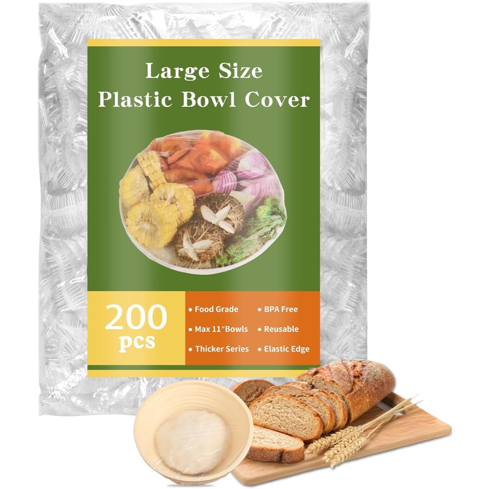 200 Bowl Covers Shower Caps fo – Meal Prep Wraps Bewertung und Preis